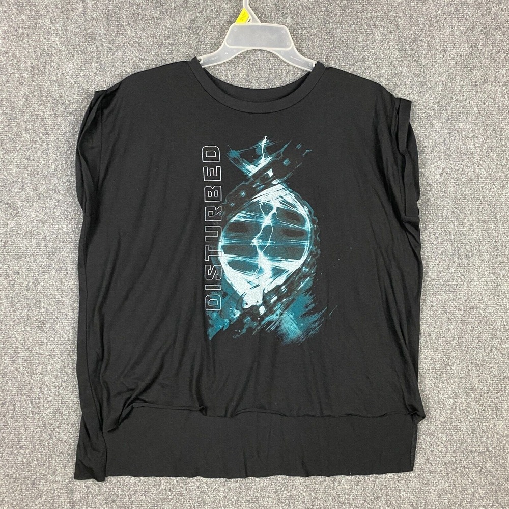 Disturbed T-Shirt Women's XL Sleeveless Cotton Blend Adults